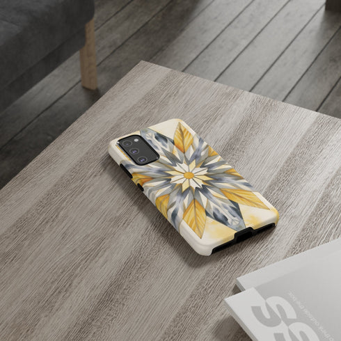 Sunshine Bloom Mosaic - Impact Resistant Phone Case